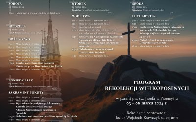 Wielkopostne rekolekcje parafialne 2-6 marca 2024